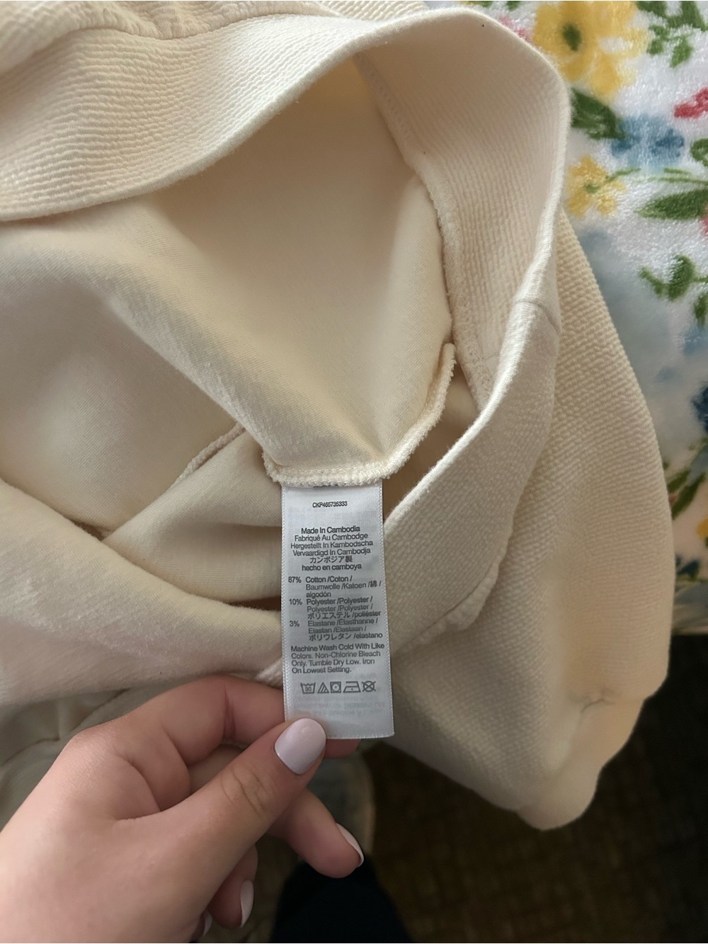 Madewell Cozy Cream Turtleneck Sweater size Medium - Picture 6 of 8